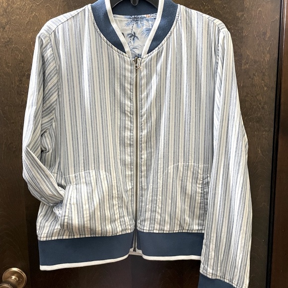 Nwt Faherty Jackets & Coats | Faherty Reversible Jacket | Color: White/Blue | - Picture 5 of 11